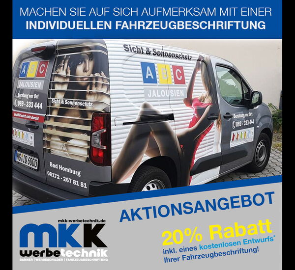 Fahrzeugbeschriftung aus Hanau 111