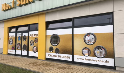 Schaufensterbeschriftung Werbetechnik 2
