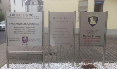 Werbeschilder aus Hanau 6