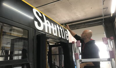 Fahrzeugbeschriftung Busse 14